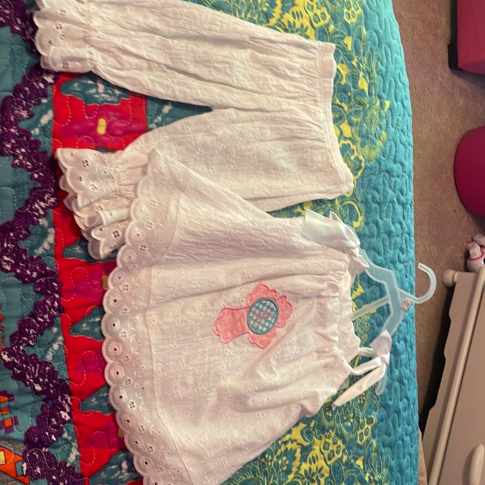 Seersucker outfit.